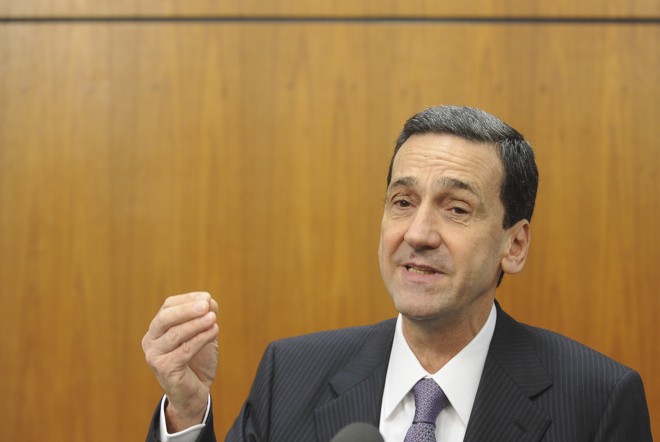 A posse de Francisco Falcão, ministro do ministro do Superior Tribunal de Justiça (STJ), ocorreu nesta quinta-feira | Wilson Dias/ABr