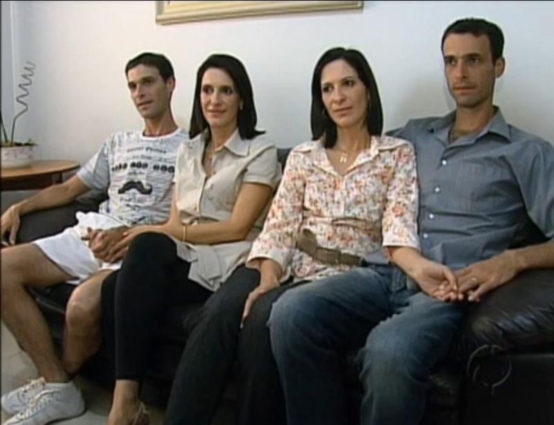 Fabiano, Luciane, Silvana e Fábio hoje adultos | Reprodução RPCTV Maringá