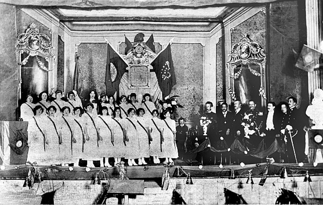 Solenidade no Theatro Guayra no dia 7 de Setembro de 1912 | Acervo Cid Destefani