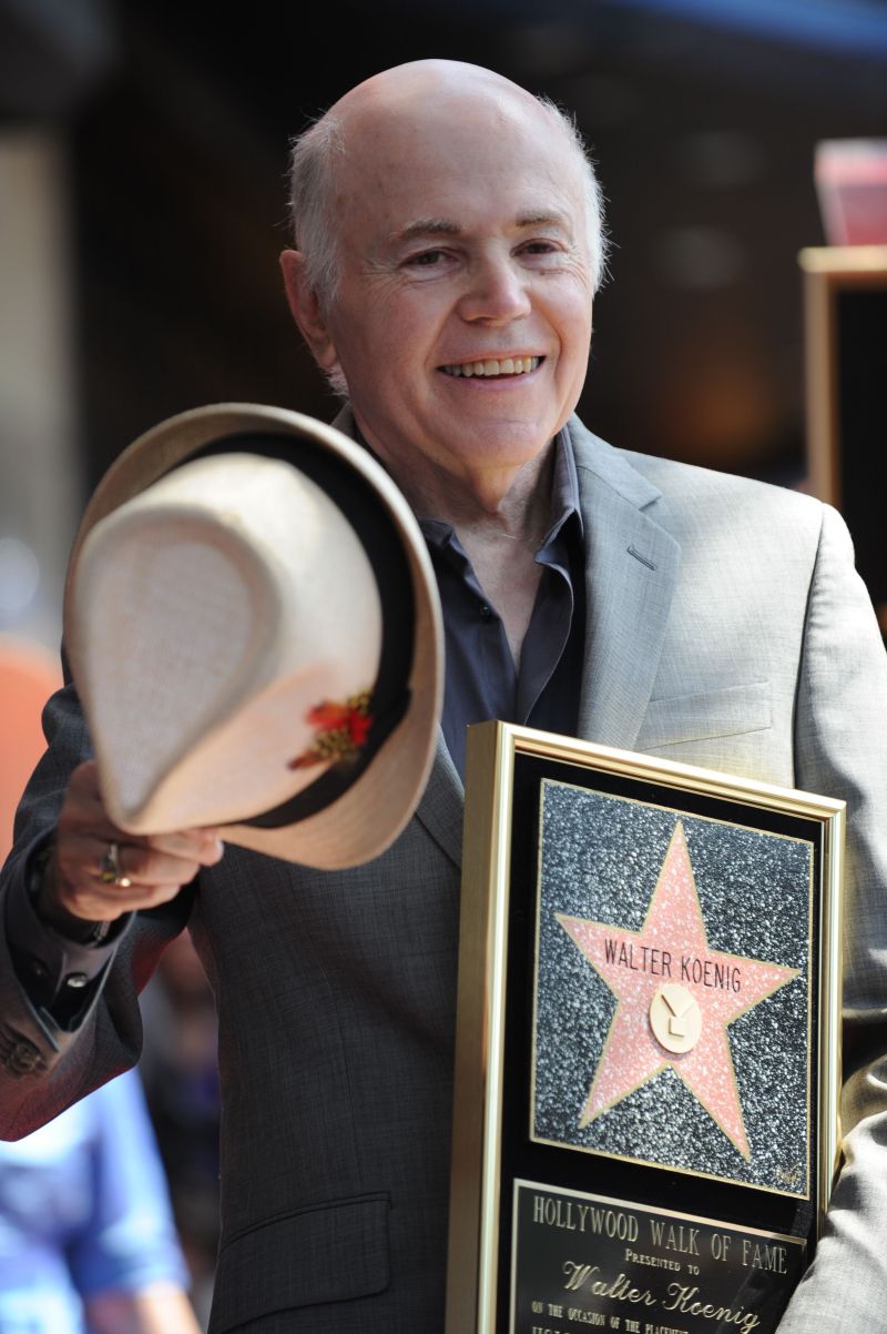 Ator Walter Koenig é honrado com uma estrela na Calçada da Fama de Hollywood | AFP PHOTO / Robyn Beck