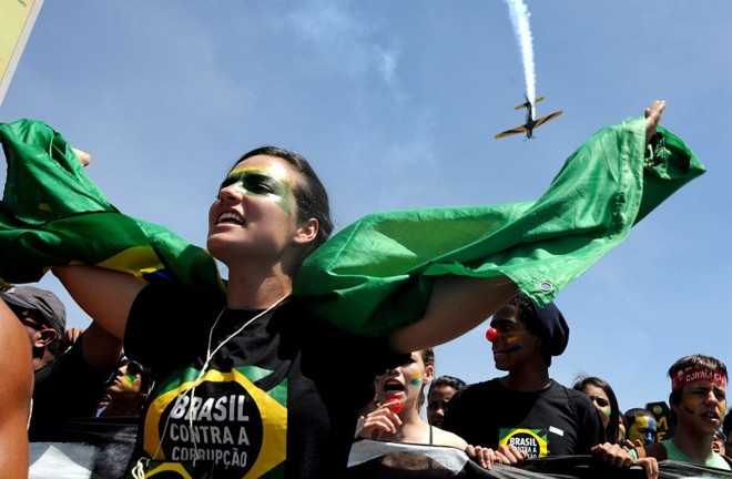Manifestação contra a corrupção em Brasília |