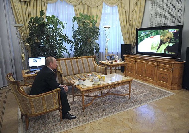 De Moscou, Presidente russo Vladimir Putin acompanha prova de judo da Paralímpiada | 