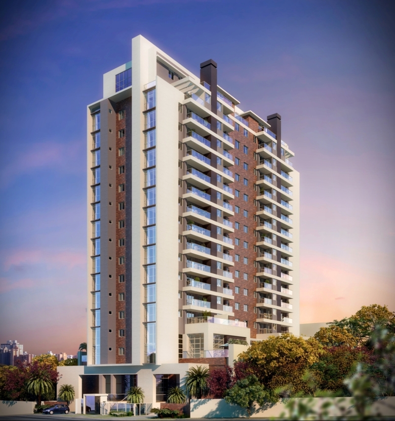 O residencial é formado por 104 apartamentos de dois e três quartos e opção de uma ou duas vagas na garagem | Divulgação