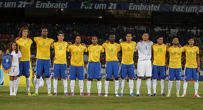 Após as vaias em São Paulo, jogadores da seleção deram uma demonstração de união na goleada sobre a China em Recife | Rafael Ribeiro / CBF