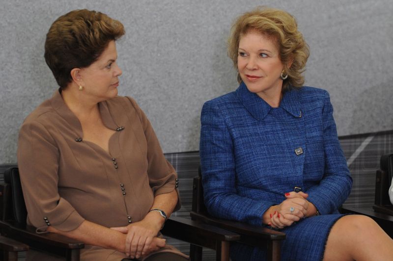 Dilma e Marta Suplicy: sondagem para troca no ministério teria começado na semana passada | Wilson Dias/ ABr