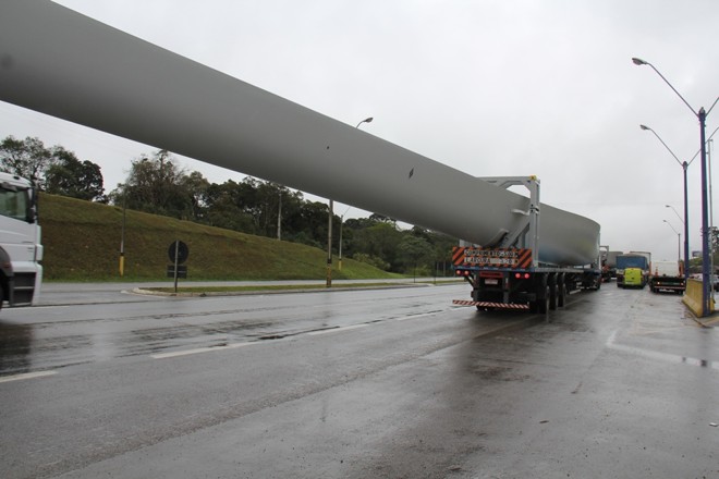 Os equipamentos vieram do interior de São Paulo até o Porto de Paranaguá | 