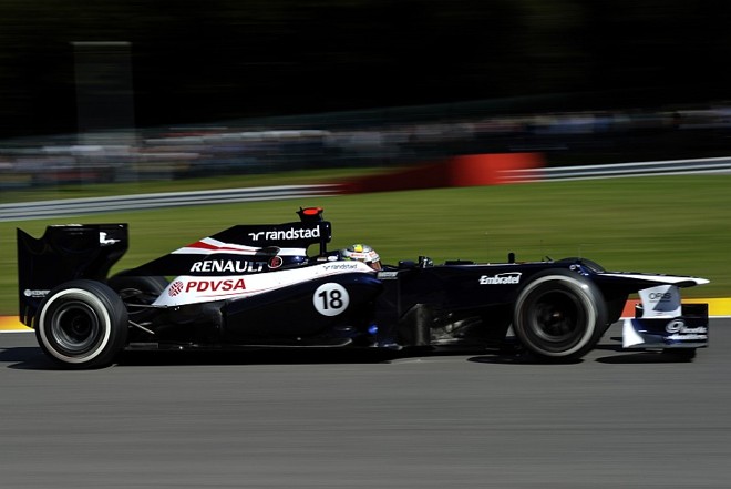 Pastor Maldonado conseguiu botar sua Williams na terceira colocação do grid | 