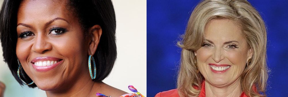 Primeira dama americana, Michelle Obama e esposa do candidato republicano, Ann Romney | Divulgação