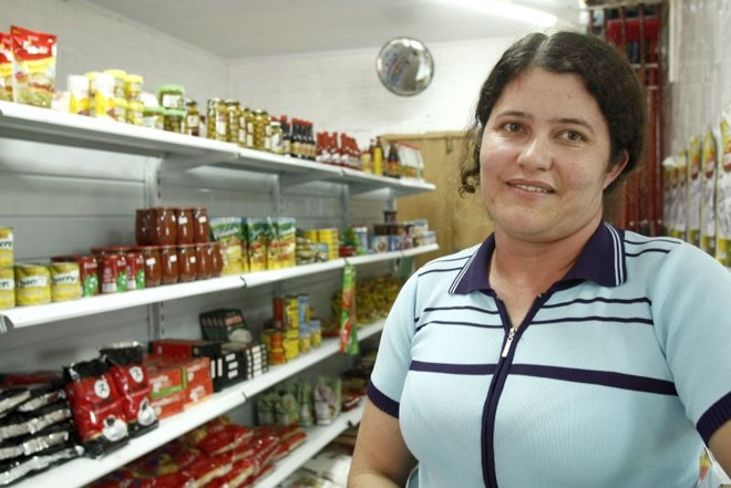 Dona de minimercado, Andrea da Silva deixou o Bolsa Família |