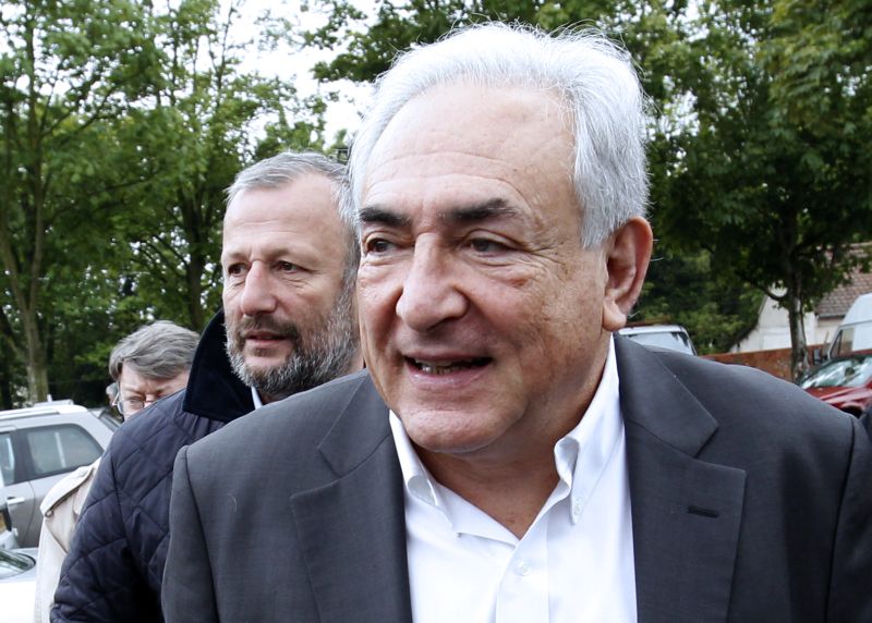 Foto de arquivo mostra o ex-presidente do FMI Dominique Strauss-Kahn em uma de suas últimas aparições públicas | AFP Photo/Thomas Samson