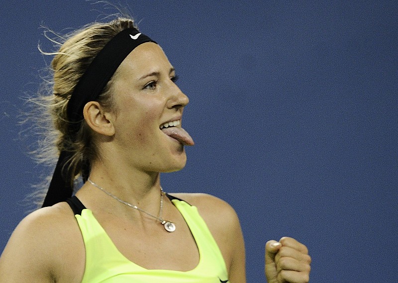 Azarenka passou com extrema facilidade por chinesa Jie Zheng no US Open | Emmanuel Dunand / AFP