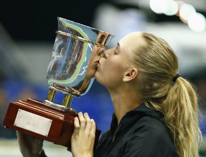 Caroline Wozniacki foi a campeã do Torneio de Moscou | Reuters