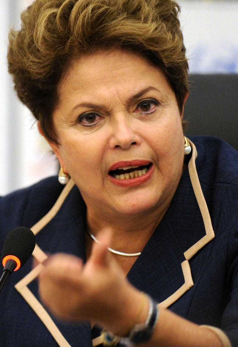 Dilma: vetos às mudanças na MP devem iniciar mais uma batalha entre a presidente e a bancada ruralista | Evaristo Sá / AFP