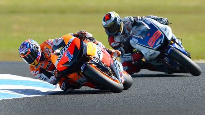O australiano Casey Stoner vence a prova e Lorenzo chega em segundo | 