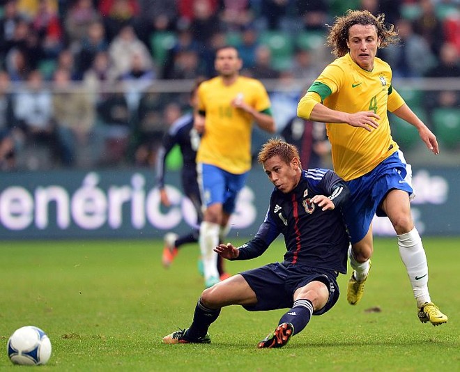 David Luiz desarma jogada do Japão na vitória do Brasil em amistoso | 