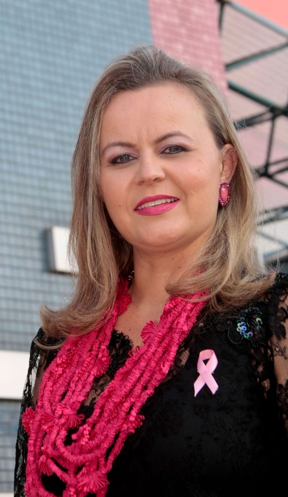 Simone Cortês: Cascavel Rosa ganhou a cidade | Cesar Machado/ Vale Press