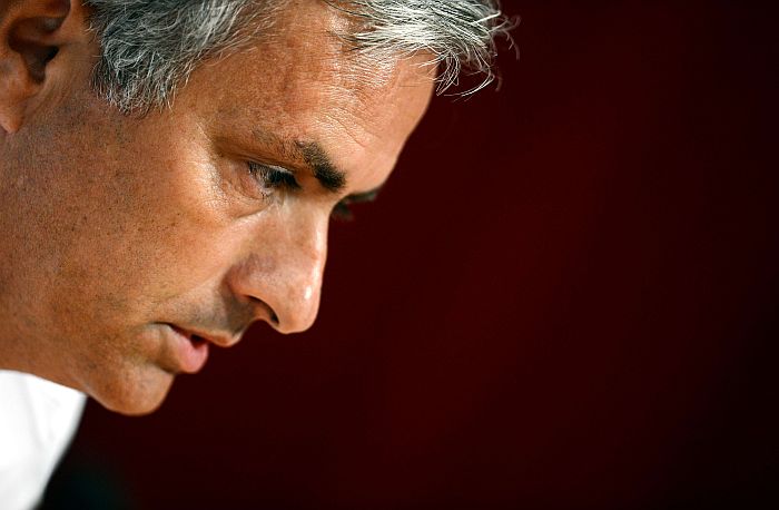 Mourinho elogiou Sérgio Ramos na entrevista coletiva antes da partida do Real Madrid com o Ajax | AFP