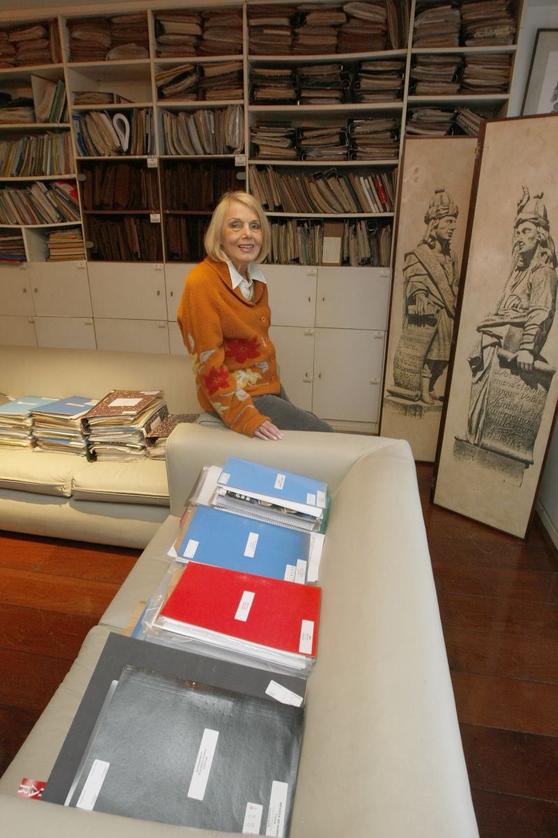 Adalice Araújo no apartamento museu do Bigorrilho | Marcelo Elias/Gazeta do Povo