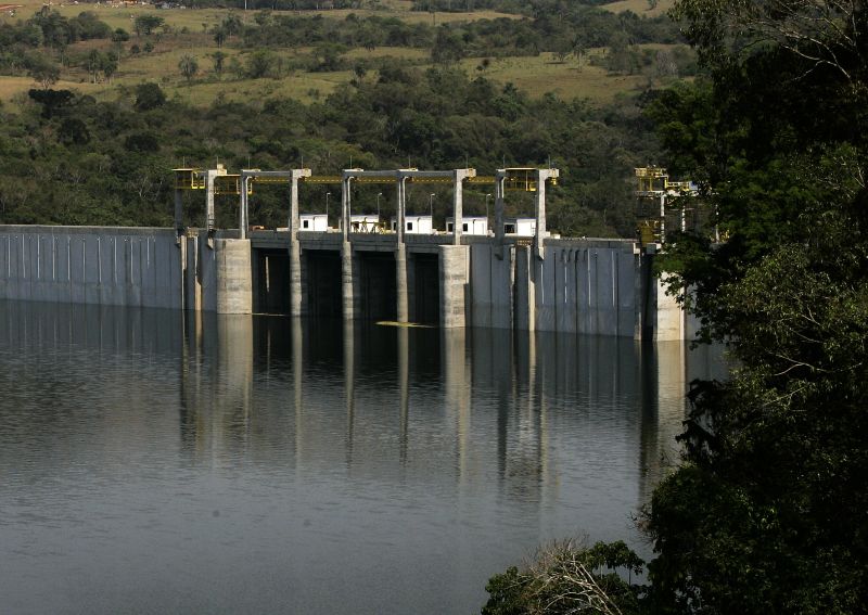 A barragem da Usina de Mauá, em Telêmaco Borba | Josué Teixeira / Agência de Notícias Gazeta do Povo