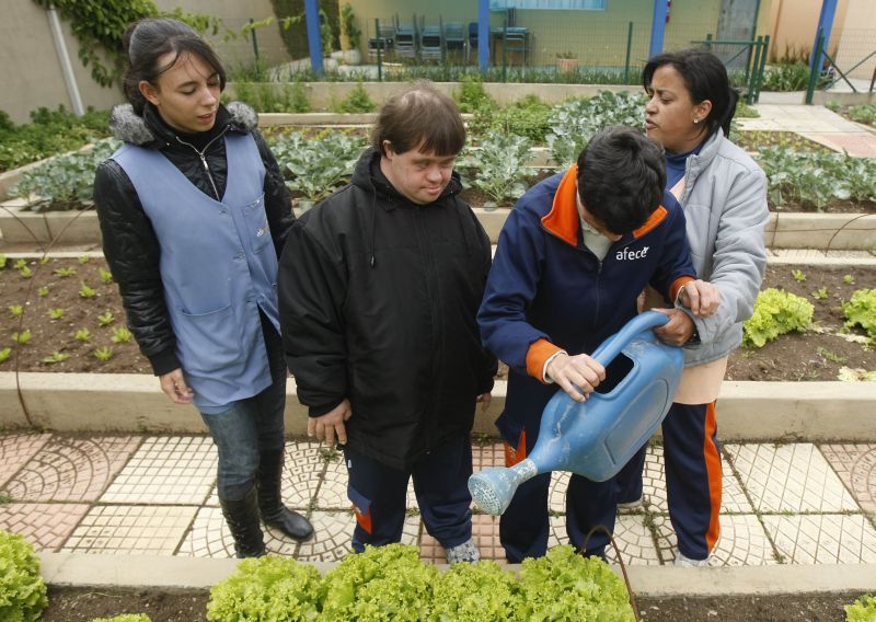 Na Afece de Curitiba, 154 pessoas com idade entre três e 40 anos recebem atendimento | Henry Milleo/ Gazeta do Povo