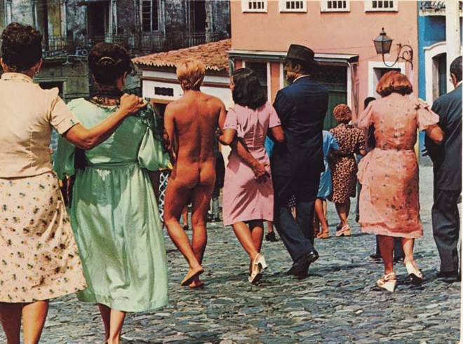 José Wilker, Sônia Braga e Mauro Mendonça no fim de Dona Flor |