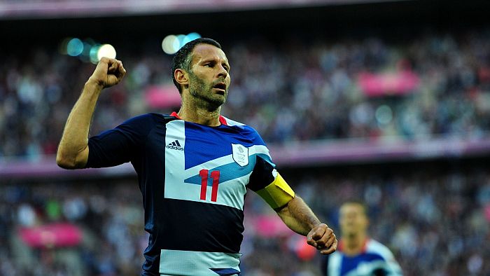 O veterano galês Giggs foi o capitão do Reino Unido na Olimpíada de Londres: seleção britânica não será convocada para os Jogos do Rio | Divulgação Londres 2012