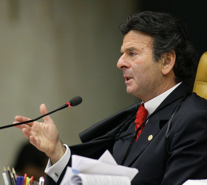 O ministro Luiz Fux: Desse risco o Brasil não vai sofrer | Fellipe Sampaio / STF