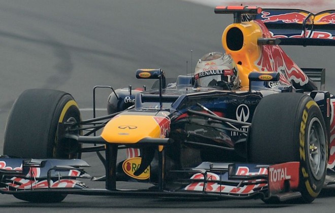 Alemão Sebastian Vettel liderou a prova sem preocupações | 