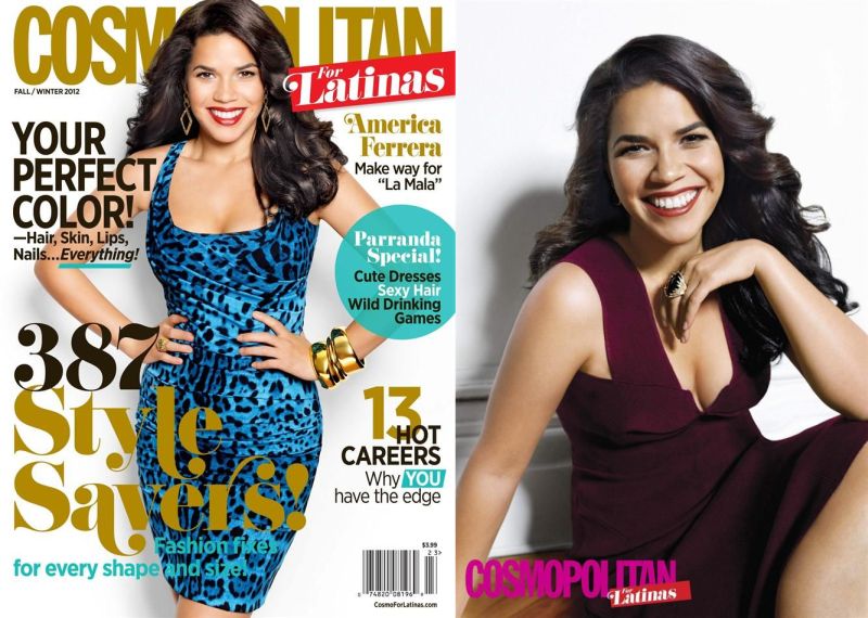 A atriz America Ferrera para a revista Cosmopolitan for Latinas | EFE/YU TSAI/HEARST MAGAZINES