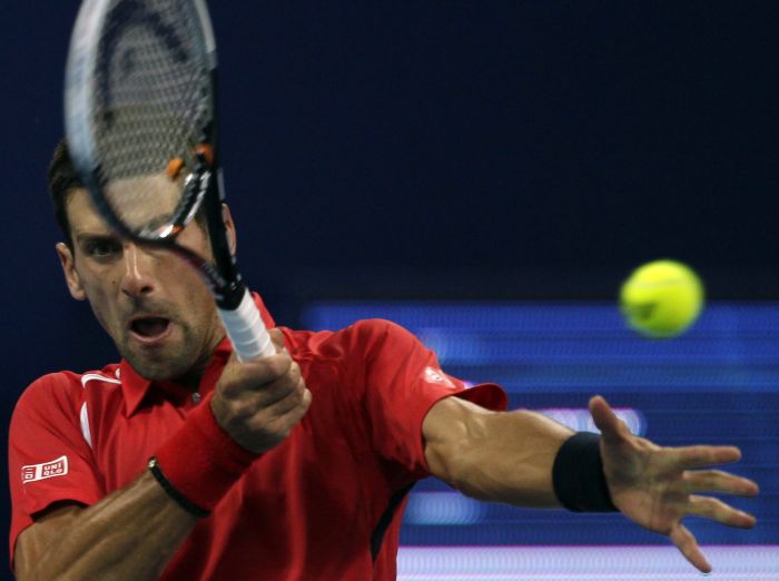 Djokovic teve dificuldades, mas confirmou o favoritismo contra Berrer na China | Petar Kujundzic / Reuters
