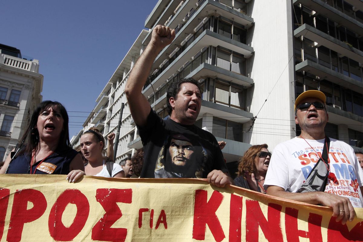 Serviços públicos e os transportes, como o metrô, trens e os táxis, foram fortemente afetados pelos protestos | REUTERS/Yorgos Karahalis