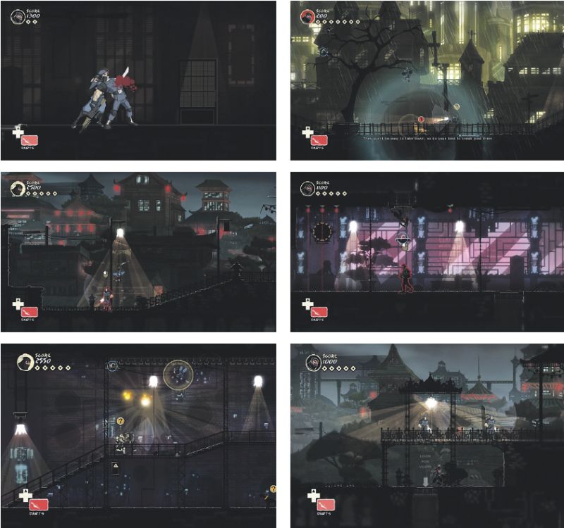 Mark of the Ninja conta a história de um ninja sem nome, comandado pelo jogador, que precisa invadir áreas dominadas por um clã rival | Fotos: Divulgação