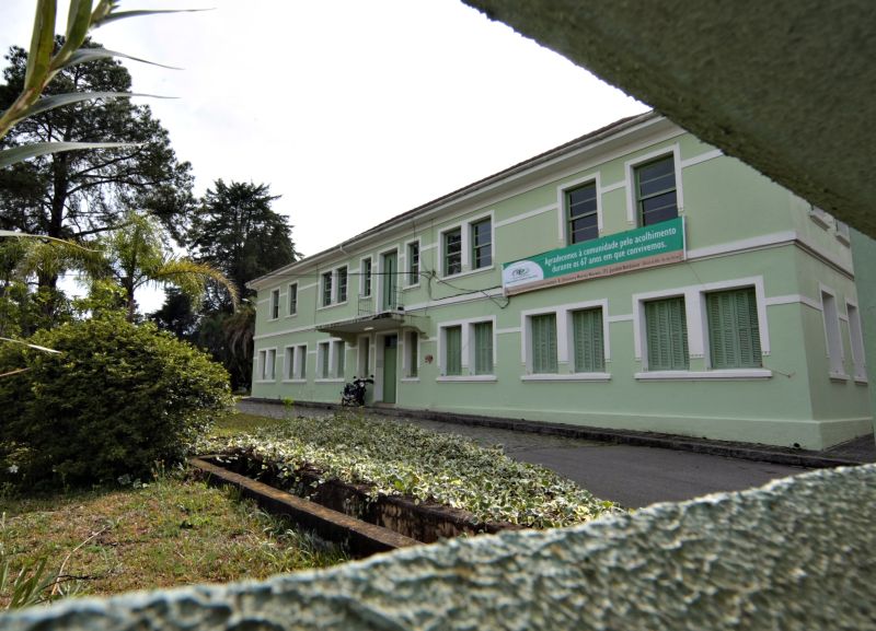 Edifício abrigou o primeiro hospital psiquiátrico de Curitiba. Futuro do prédio será decidido pelo Ippuc | Aniele Nascimento/Gazeta do Povo