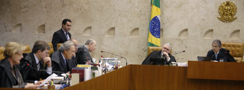 Os ministros do STF votaram pela condenação de 11 pessoas pelo crime de formação de quadrilha nesta segunda-feira (22). Entre eles, o ex-ministro da Casa Civil José Dirceu | Gervásio Baptista / Divulgação / STF