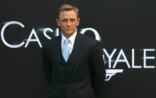 O ator Daniel Craig, que é o atual agente secreto 007 | 