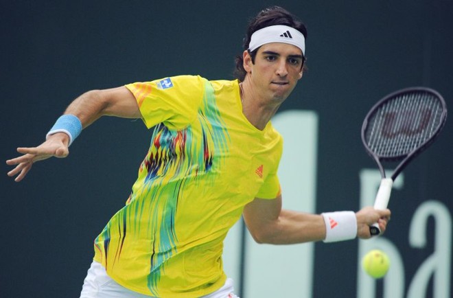 Thomaz Bellucci perdeu para Andreas Seppi na final do Torneio de Moscou | AFP