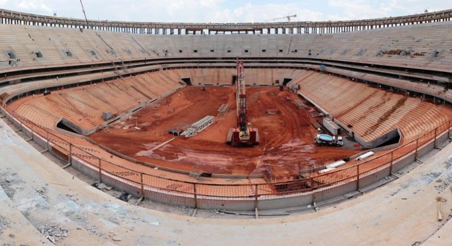 O Estádio Nacional, em Brasília, é o terceiro no ranking dos mais avançados: 81% | 