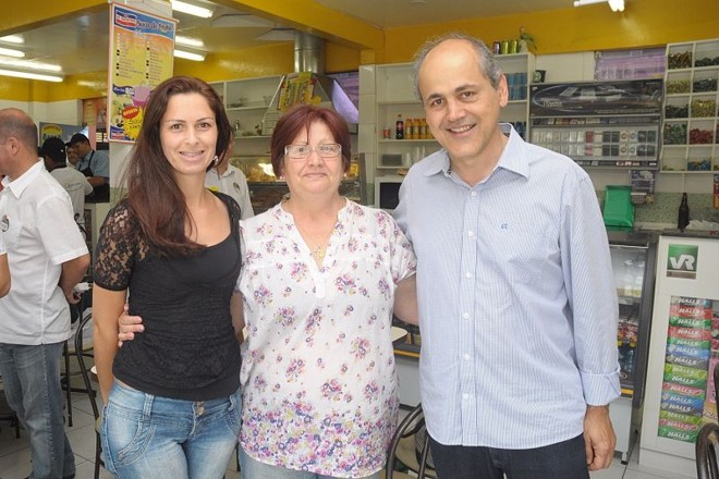 Fruet também apostou no corpo a corpo nesta sexta |
