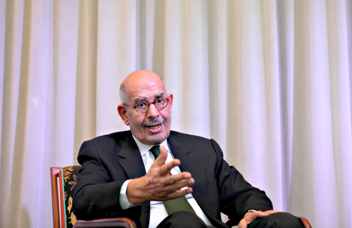 ElBaradei conversa com jornalistas em São Paulo, onde participa de conferência | Irinêo Baptista Netto/Gazeta do Povo