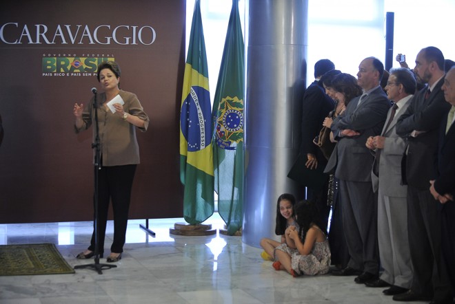 Embora as pinturas do italiano sejam identificadas como barrocas, a presidente Dilma disse que as considera maneiristas | 