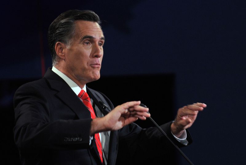 Analistas consideraram que Mitt Romney venceu Barack Obama no primeiro debate presidencial | AFP Photo/Nicholas Kamm