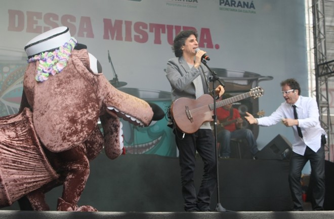 Dupla Kleiton e Kledir se apresentou no Palco Riachuelo |