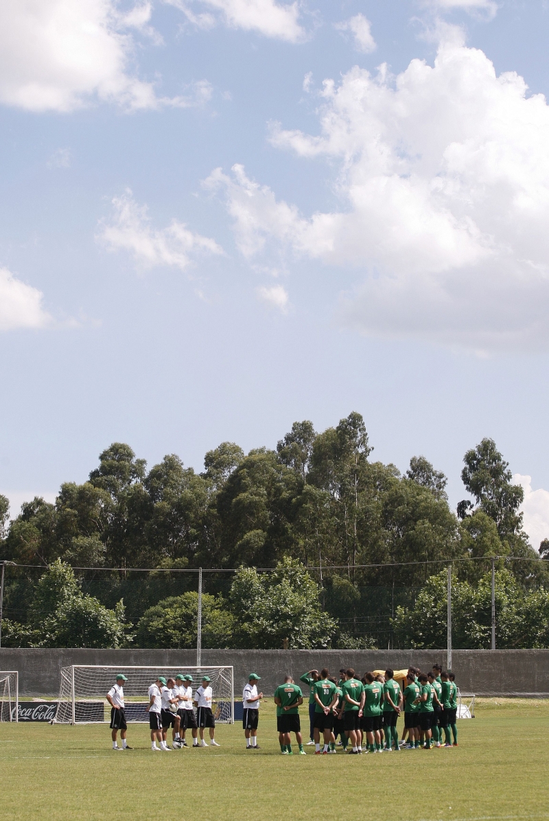 Comissão técnica e elenco: últimas reuniões do ano no Coxa | Hugo Harada/Gazeta do Povo