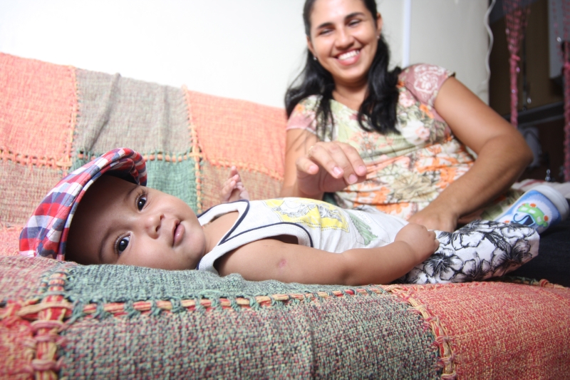 Marciane com Davi: crises diárias antes da operação | Marcos Borges/Gazeta do Povo