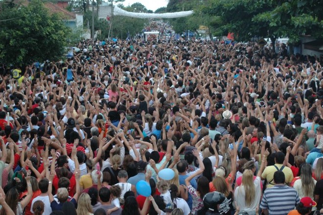 Segundo informações da administração do Santuário do Rocio, 500 mil pessoas já passaram pelo Santuário nesses dias da festa, que tem programação até o dia 18 de novembro | Sandra Terena / Agência de Notícias Gazeta do Povo