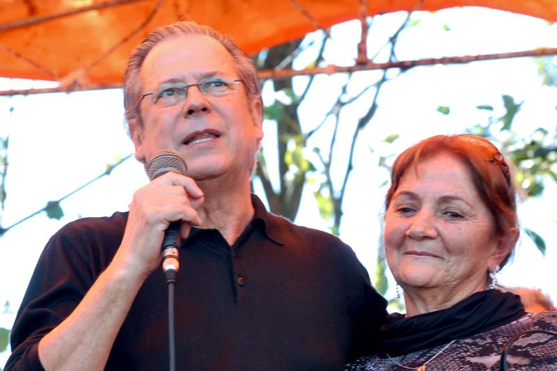 José Dirceu e Clara Becker: apesar da separação, os dois mantêm amizade até hoje | Arnaldo Alves / SECS