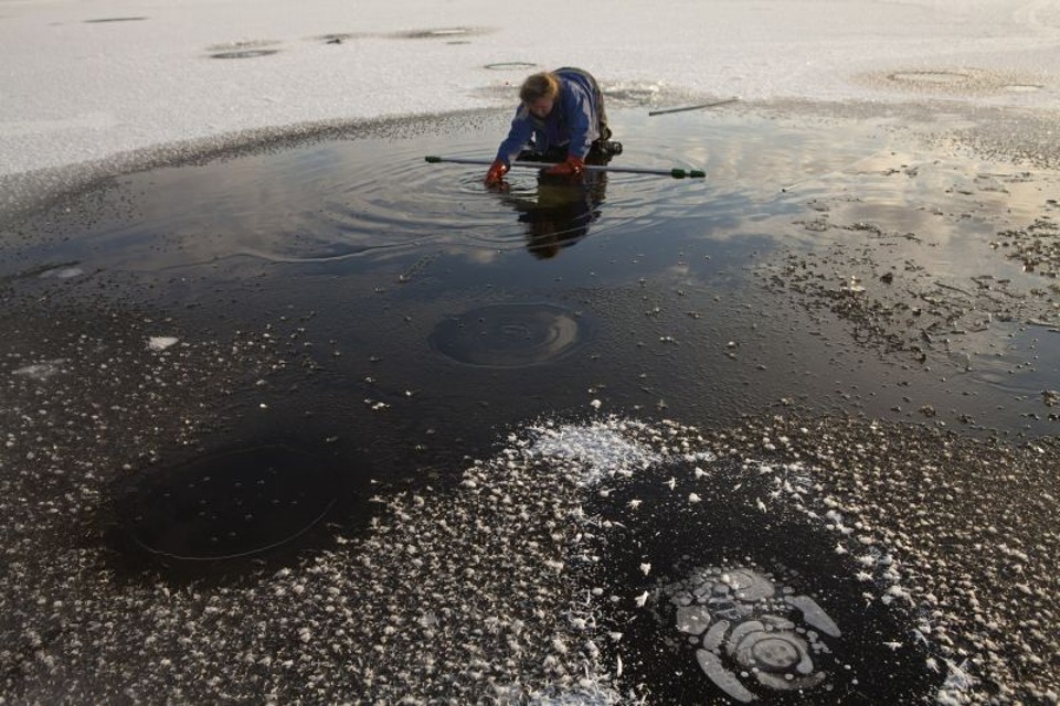 No Alasca, solo congelado já dá mostra de derretimento, liberando dióxido de carbono que estava armazenado | Arquivo/ Gazeta do Povo