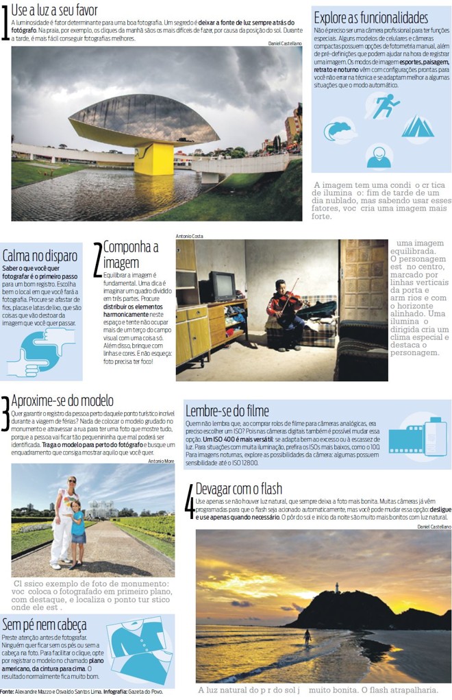 Veja o guia com dicas para melhorar suas fotografias |