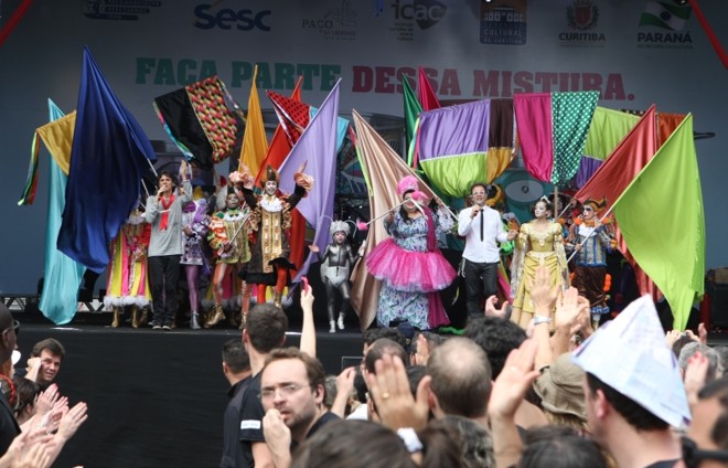 Dupla Kleiton e Kledir se apresentou no Palco Riachuelo |