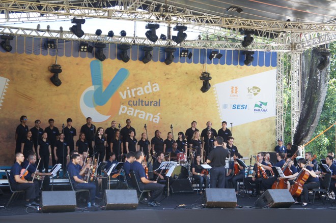 A Virada em Foz do Iguaçu contou com várias atrações, como exposições, debates, aulas de capoeira e apresentação de coral | 